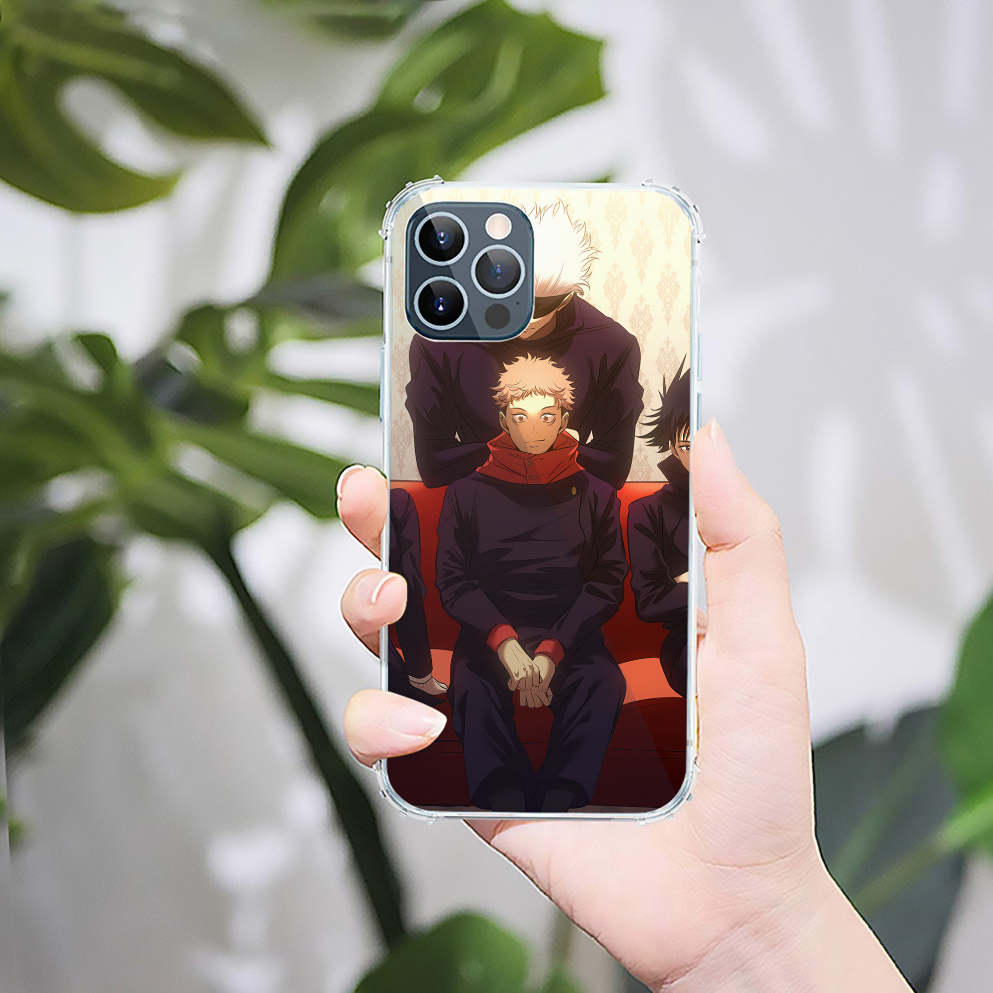 （画像用） SPY×FAMILY间谍家家酒 【iPhone 12シリーズ対応】透明スマホケース（クリアソフトケース）